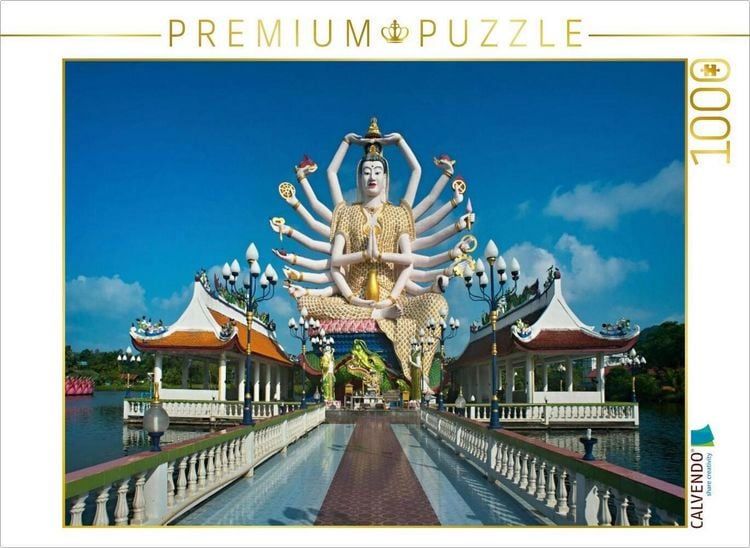 Produktbild: CALVENDO Puzzle Guanyin Statue mit 18 Armen | 1000 Teile Lege-Gr&ouml;&szlig;e 64x48cm Foto-Puzzle f&uuml;r gl&uuml;ckliche Stunden