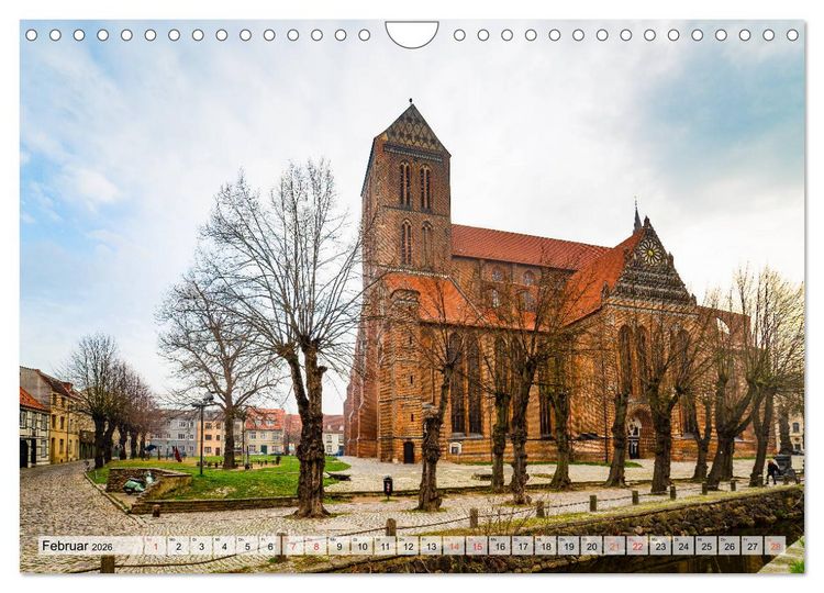 Produktbild: Wismar Impressionen (Wandkalender 2026 DIN A4 quer), CALVENDO Monatskalender