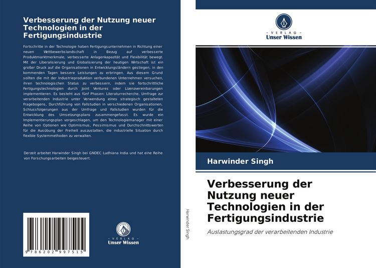 Produktbild: Verbesserung der Nutzung neuer Technologien in der Fertigungsindustrie