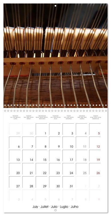Produktbild: Piano Moments (Wall Calendar 2026 12 &times; 12 Inch) CALVENDO 12 Month Wall Calendar