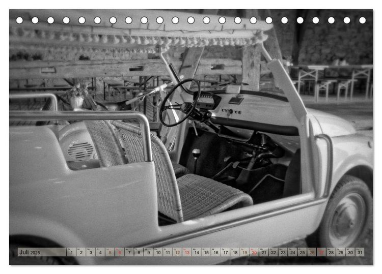 Produktbild: il Cinquecento - Details im Fokus - im Look eines legend&auml;ren Analogfilms (Tischkalender 2025 DIN A5 quer), CALVENDO Monatskalender