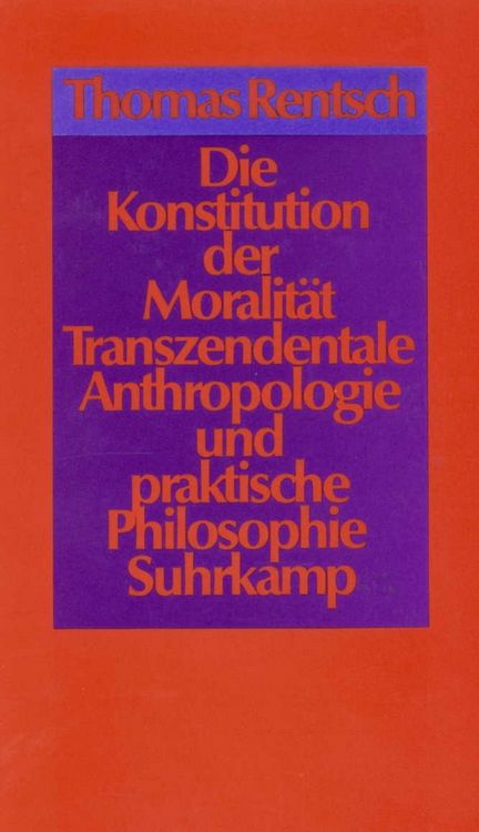Produktbild: Die Konstitution der Moralit&auml;t
