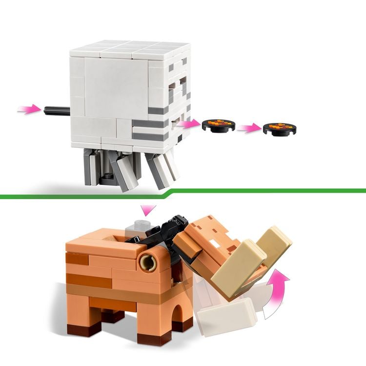Produktbild: LEGO Minecraft 21255 Hinterhalt am Netherportal, Kinder Spielzeug ab 8