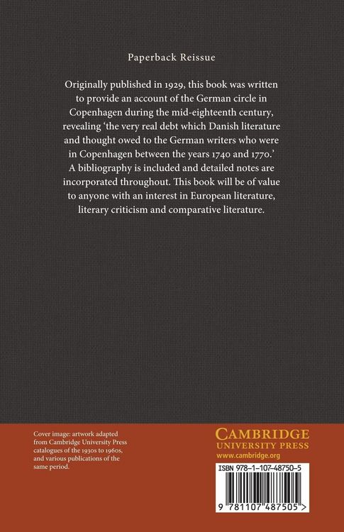 Produktbild: The German Influence in Danish Literature in the Eighteenth Century