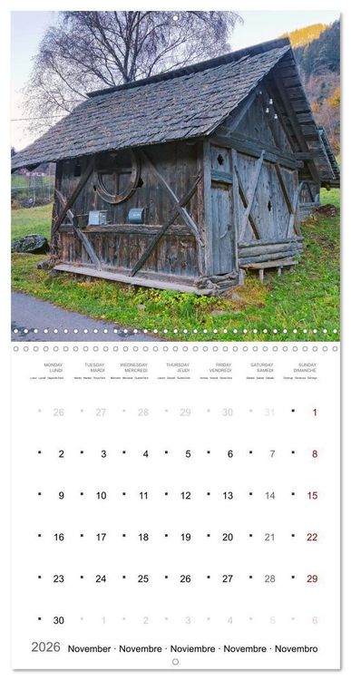 Produktbild: South Tyrol the last mills (Wall Calendar 2026 12 &times; 12 Inch) CALVENDO 12 Month Wall Calendar