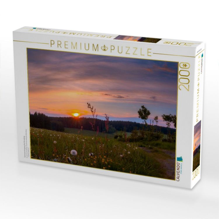 Produktbild: CALVENDO Puzzle Sonnenuntergang bei Annaberg | 2000 Teile Lege-Gr&ouml;&szlig;e 90x67cm Foto-Puzzle f&uuml;r gl&uuml;ckliche Stunden
