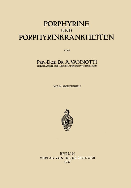 Produktbild: Porphyrine und Porphyrinkrankheiten