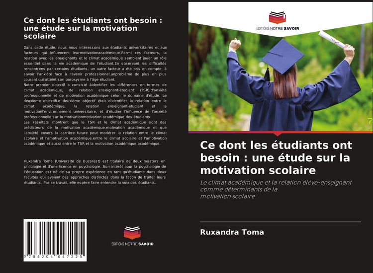 Produktbild: Ce dont les &eacute;tudiants ont besoin : une &eacute;tude sur la motivation scolaire