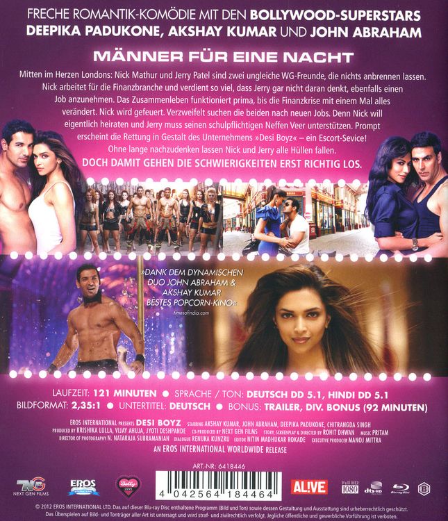 Produktbild: M&auml;nner f&uuml;r eine Nacht - Desi Boyz