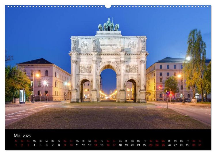 Produktbild: St&auml;dte und Sehensw&uuml;rdigkeiten in Deutschland (hochwertiger Premium Wandkalender 2026 DIN A2 quer), Kunstdruck in Hochglanz