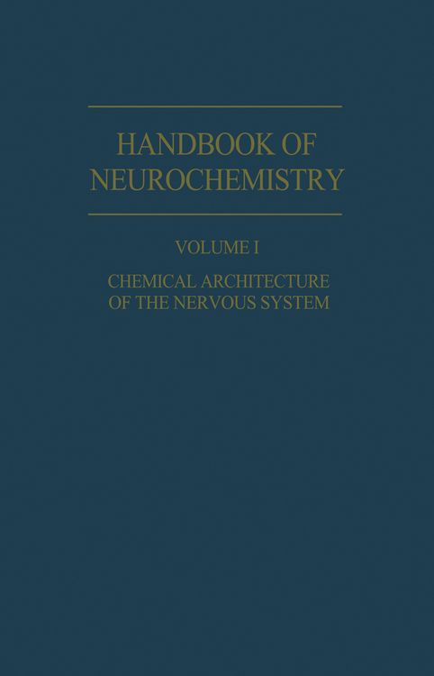 Produktbild: Chemical Architecture of the Nervous System