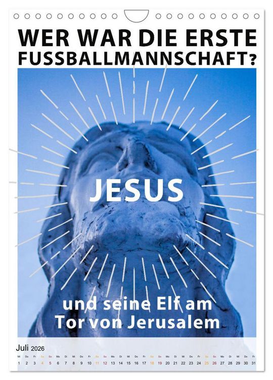 Produktbild: Ich mag Fu&szlig;ball&hellip; und vielleicht drei Leute. Spr&uuml;che und Weisheiten vom Spielfeldrand (Wandkalender 2026 DIN A4 hoch), CALVENDO Monatskalender