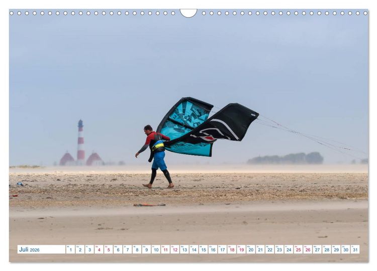Produktbild: St. Peter-Ording Stranderlebnisse (Wandkalender 2026 DIN A3 quer), CALVENDO Monatskalender