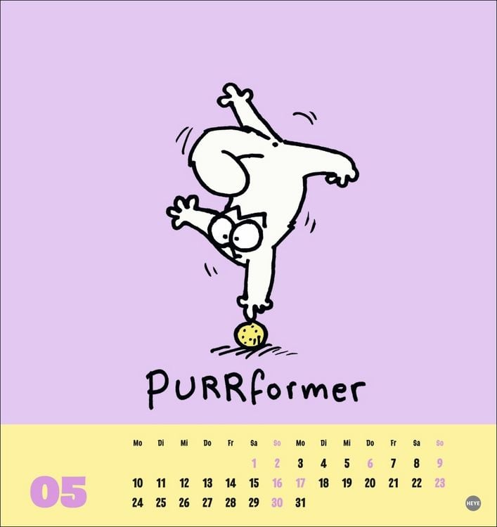 Produktbild: Simons Katze Postkartenkalender 2027