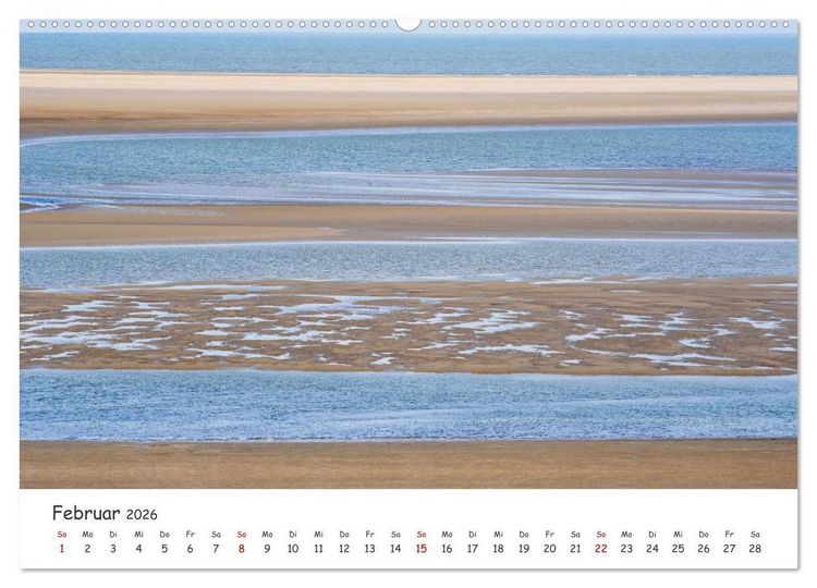 Produktbild: Borkum: Streifz&uuml;ge &uuml;ber die Nordseeinsel (hochwertiger Premium Wandkalender 2026 DIN A2 quer), Kunstdruck in Hochglanz