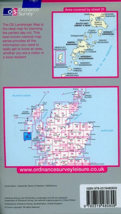 Produktbild: Barra & South Uist, Vatersay & Eriskay