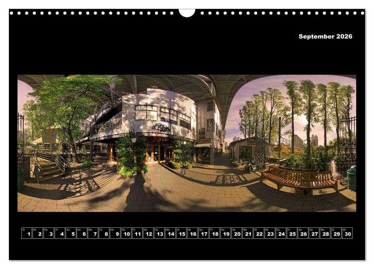 Produktbild: Vancouver / Kanada in faszinierender 360&deg; Panorama-Photographie (Wandkalender 2026 DIN A3 quer), CALVENDO Monatskalender