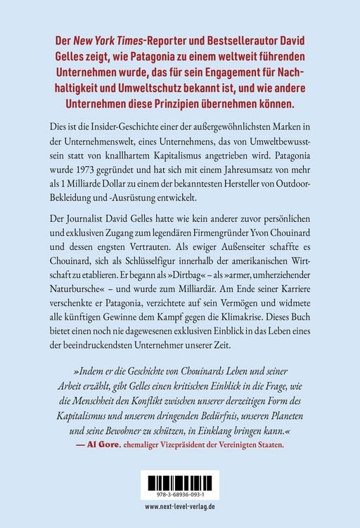 Produktbild: Der Mann, der Patagonia verschenkte.