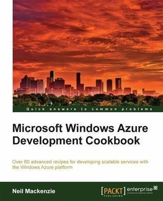 Produktbild: Microsoft Windows Azure Development Cookbook