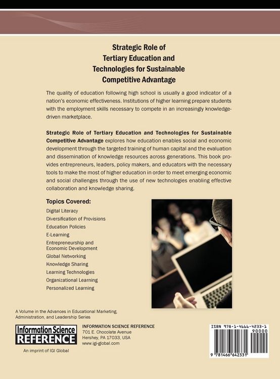 Produktbild: Strategic Role of Tertiary Education and Technologies for Sustainable Competitive Advantage