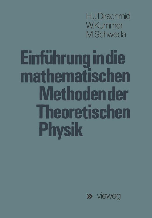 Produktbild: Einf&uuml;hrung in die mathematischen Methoden der Theoretischen Physik