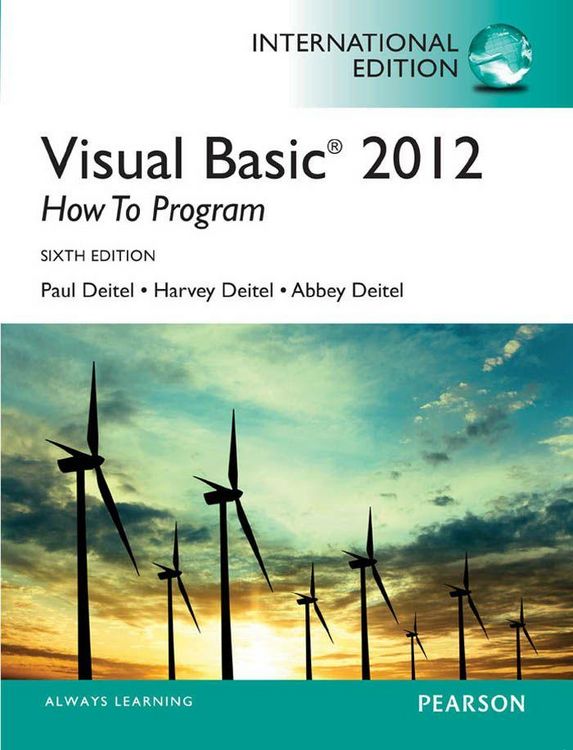 Produktbild: Visual Basic 2012 How to Program