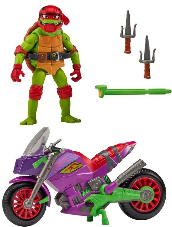 Produktbild: Vehicle With Fig - Purple Dragon Cycle W/Raph