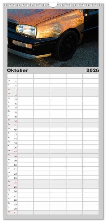 Produktbild: Familienplaner 2026 - Tuning Power mit 5 Spalten (Wandkalender, 21 x 45 cm) CALVENDO