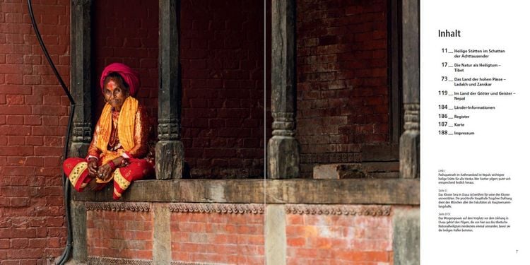 Produktbild: Heilige Pl&auml;tze im Himalaya - Von Kl&ouml;stern, G&ouml;ttern und Heiligen in Tibet, Indien und Nepal