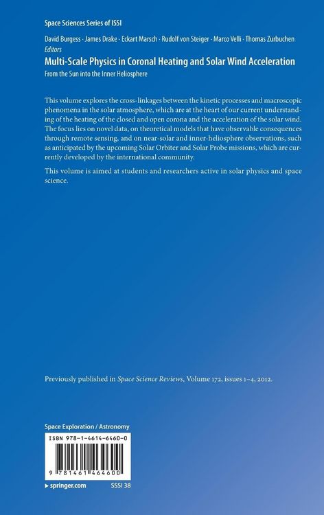 Produktbild: Multi-Scale Physics in Coronal Heating and Solar Wind Acceleration
