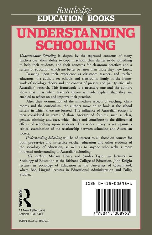 Produktbild: Understanding Schooling