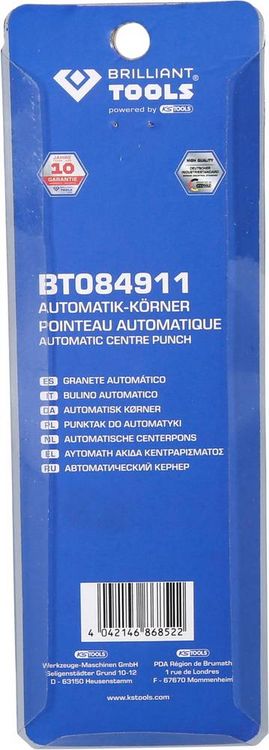 Produktbild: Automatik-K&ouml;rner Brilliant Tools BT084911
