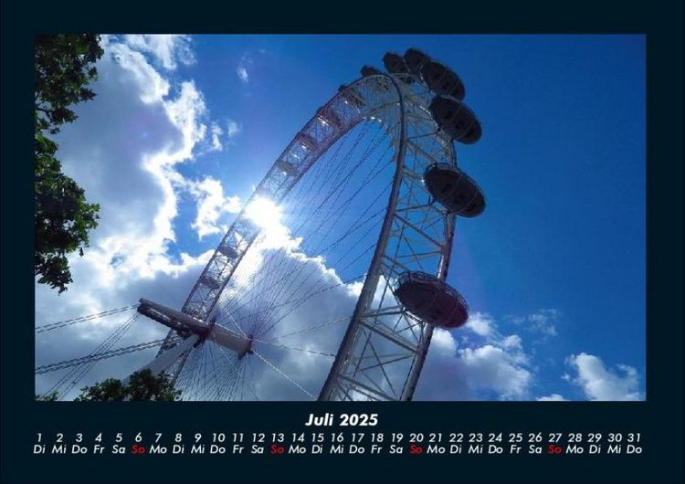 Produktbild: London 2025 Fotokalender DIN A4