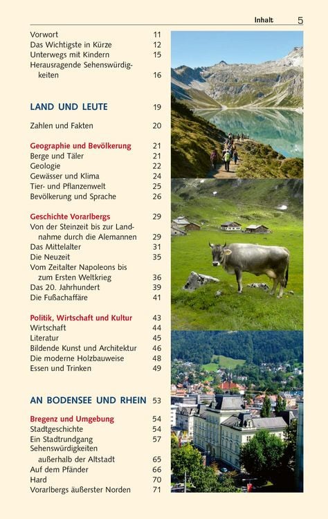 Produktbild: TRESCHER Reiseführer Vorarlberg