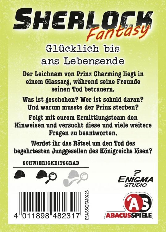 Produktbild: Sherlock Fantasy - Gl&uuml;cklich bis ans Lebensende