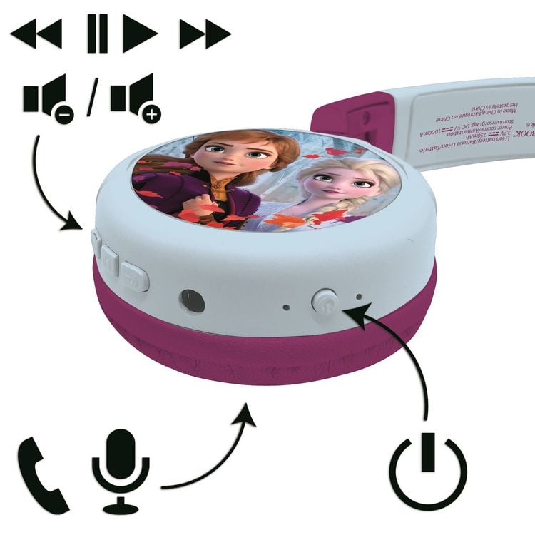 Produktbild: Eisk&ouml;nigin 2 in 1 Bluetooth&reg; und kabelgebundener Kopfh&ouml;rer
