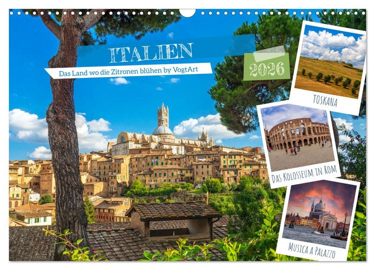 Produktbild: Italien, das Land wo die Zitronen bl&uuml;hen by VogtArt (Wandkalender 2026 DIN A3 quer), CALVENDO Monatskalender