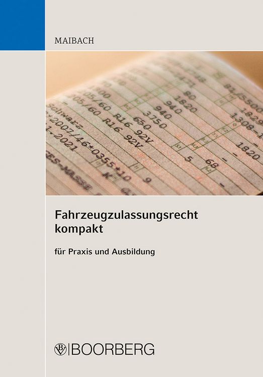 Produktbild: Fahrzeugzulassungsrecht kompakt