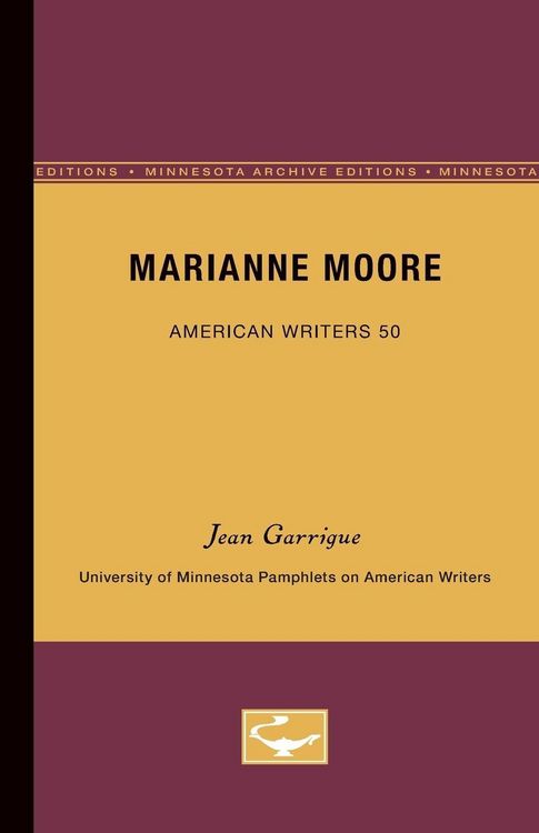 Produktbild: Marianne Moore - American Writers 50