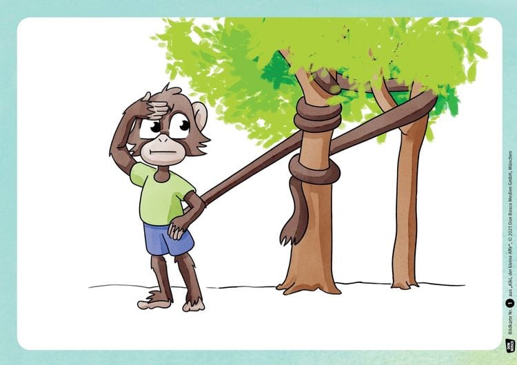 Produktbild: Kiki, der kleine Affe. Eine Kinesiologie-Mitmachgeschichte