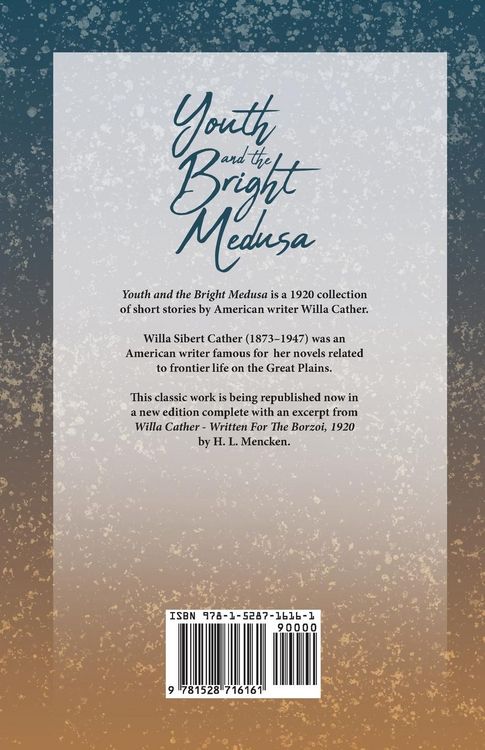 Produktbild: Youth and the Bright Medusa;With an Excerpt by H. L. Mencken