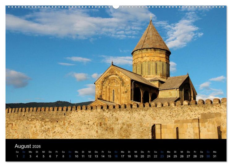 Produktbild: Georgien (Wandkalender 2026 DIN A2 quer), CALVENDO Monatskalender