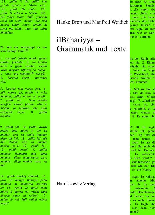 Produktbild: &Auml;gyptische Dialekte / ilBahariyya - Grammatik und Texte