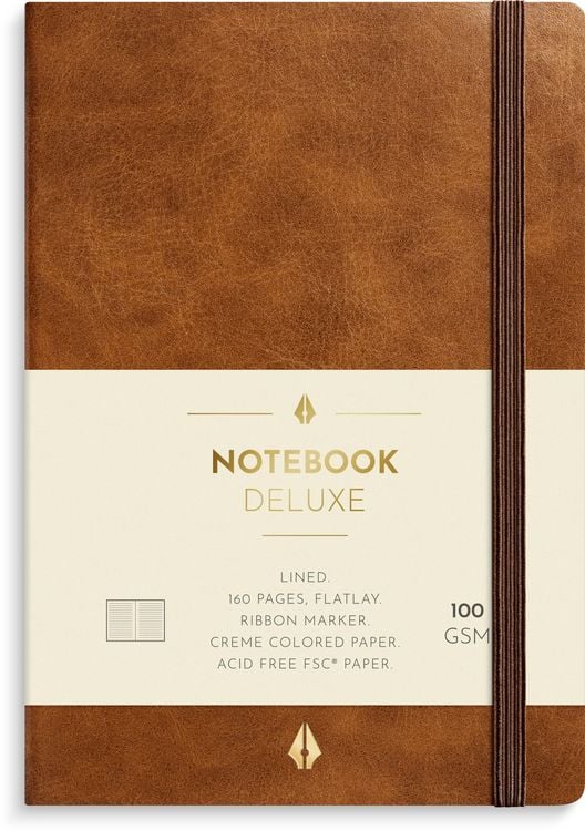 Produktbild: Burde Notizbuch Deluxe A6 braun