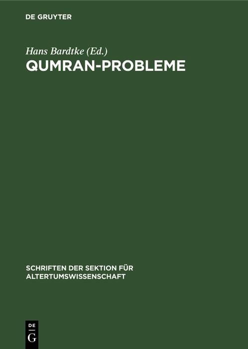 Produktbild: Qumran-Probleme
