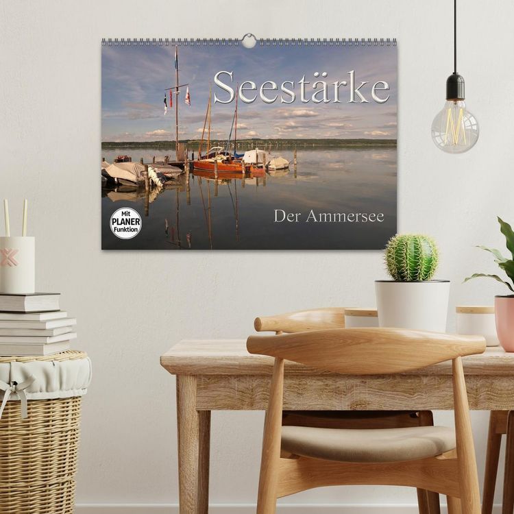 Produktbild: Seest&auml;rke - Der Ammersee (Wandkalender 2026 DIN A3 quer), CALVENDO Monatskalender