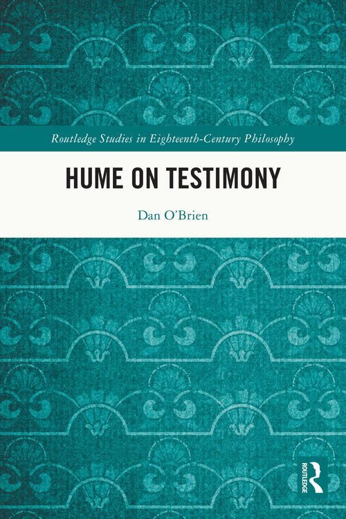 Produktbild: Hume on Testimony