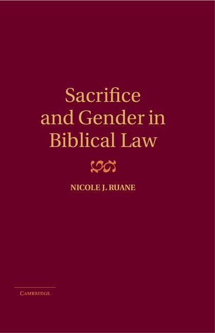 Produktbild: Sacrifice and Gender in Biblical Law