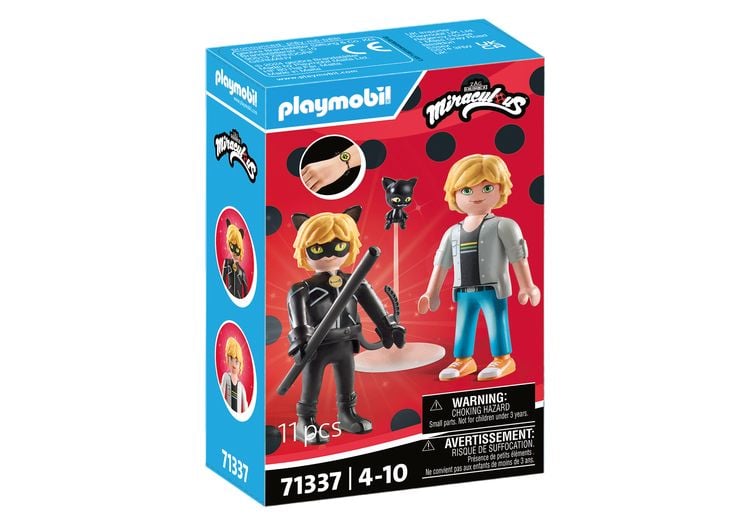 Bild vom Artikel PLAYMOBIL® 71337 Miraculous: Adrien & Cat Noir vom Autor 