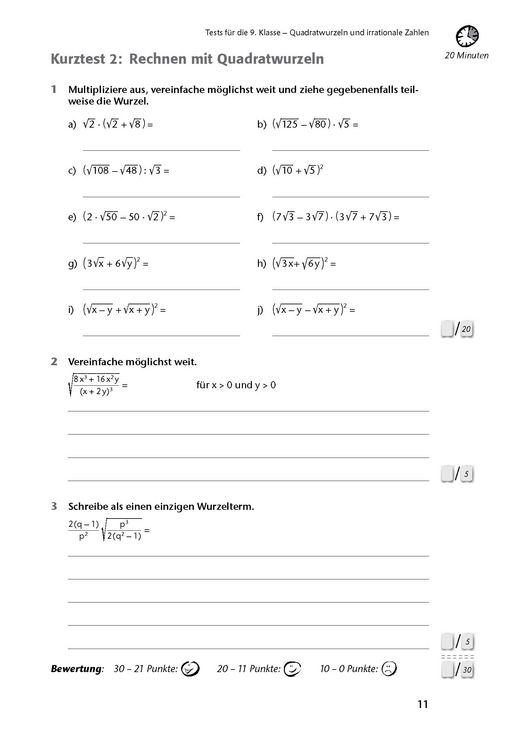 Produktbild: Fit in Test und Klassenarbeit &ndash; Mathematik 9./10. Klasse Gymnasium